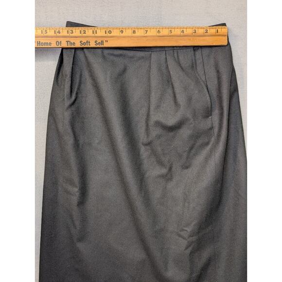 Vtg Pendleton Long Skirt Size 10 100% Virgin Wool Front Pleats Made In USA - Picture 3 of 10